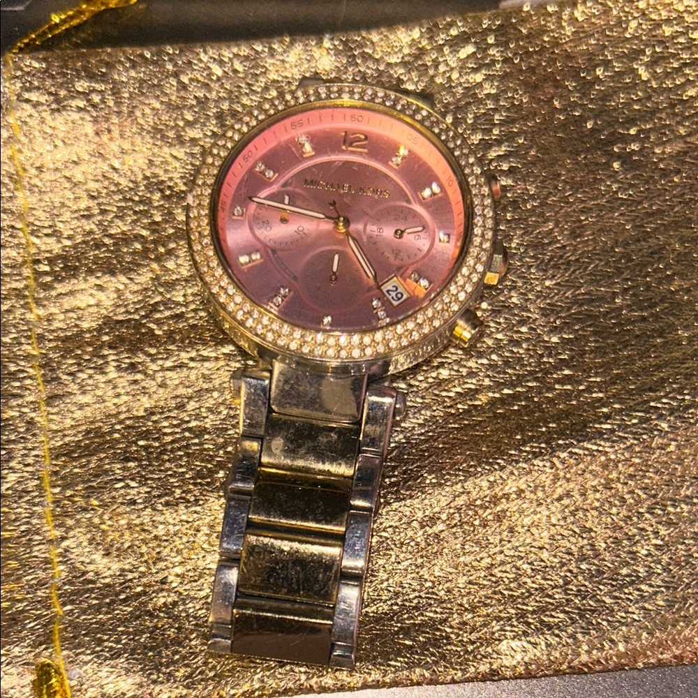 Michael Kors Rose and Silver/Gold Women's Watch